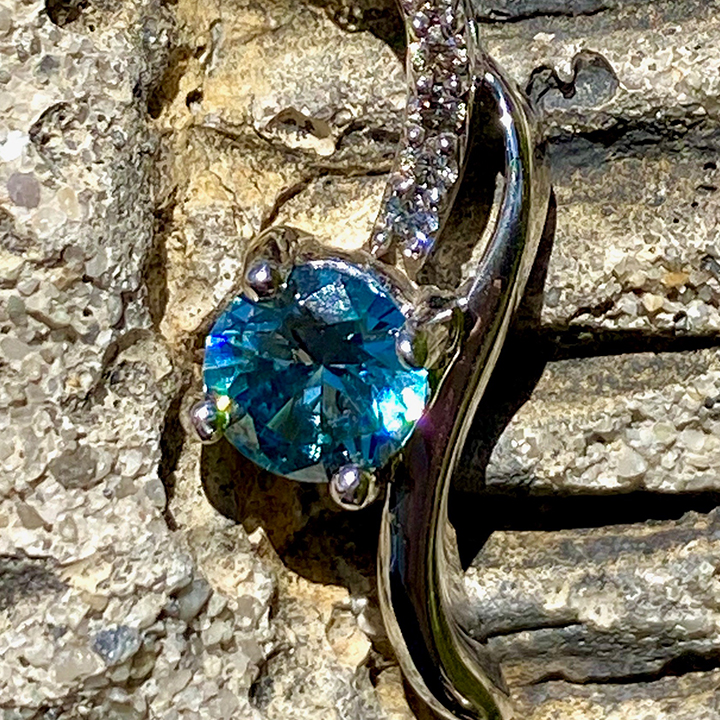 December Birthstone Zircon Necklace